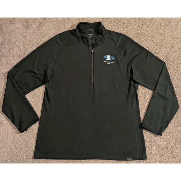 Patagonia Capilene 3 Midweight 1/4 Zip Neck Black Pullover 44442 Men's XL - Picture 1 of 6